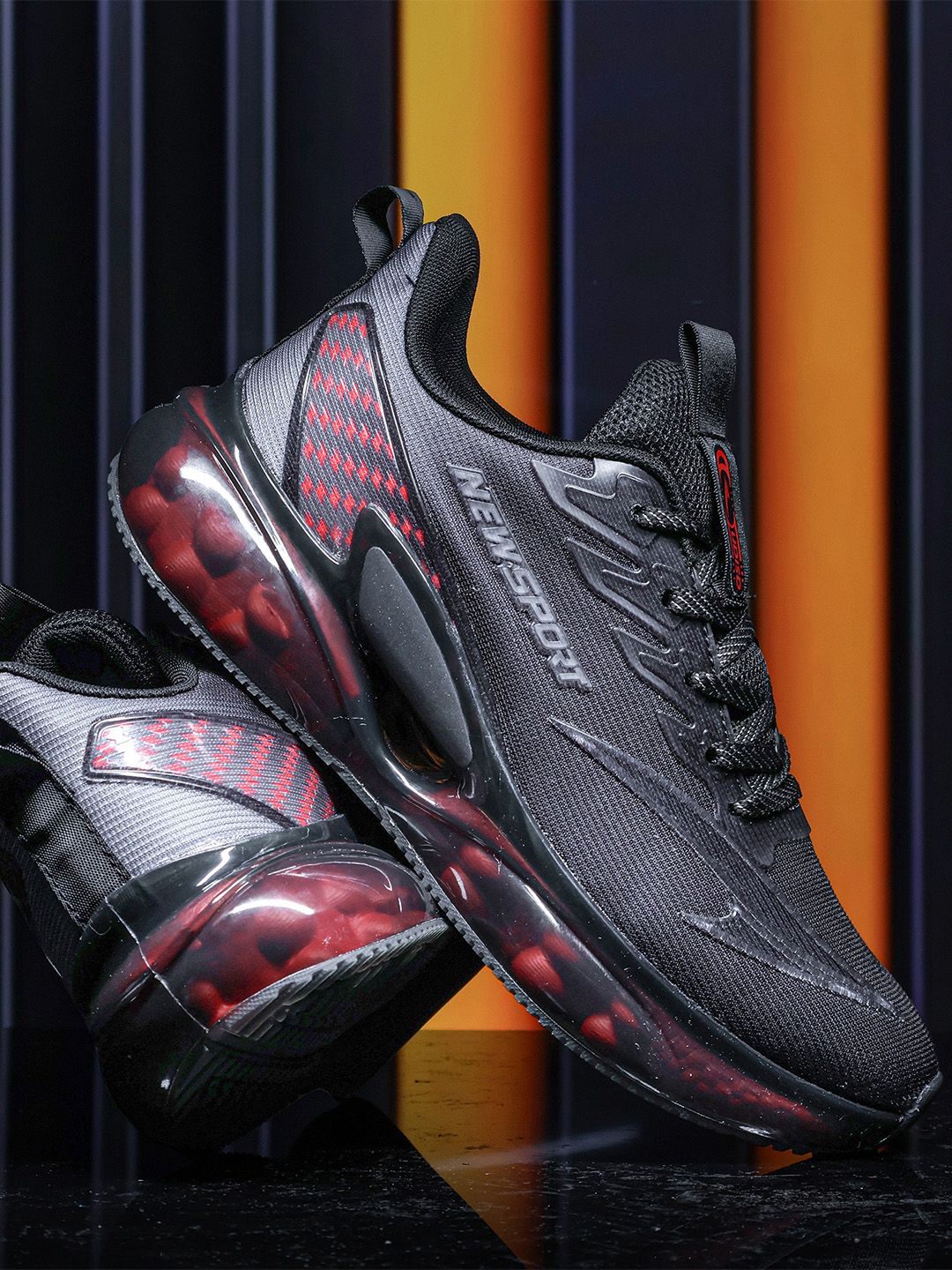ASIAN Men Mesh Running Non-Marking Shoes