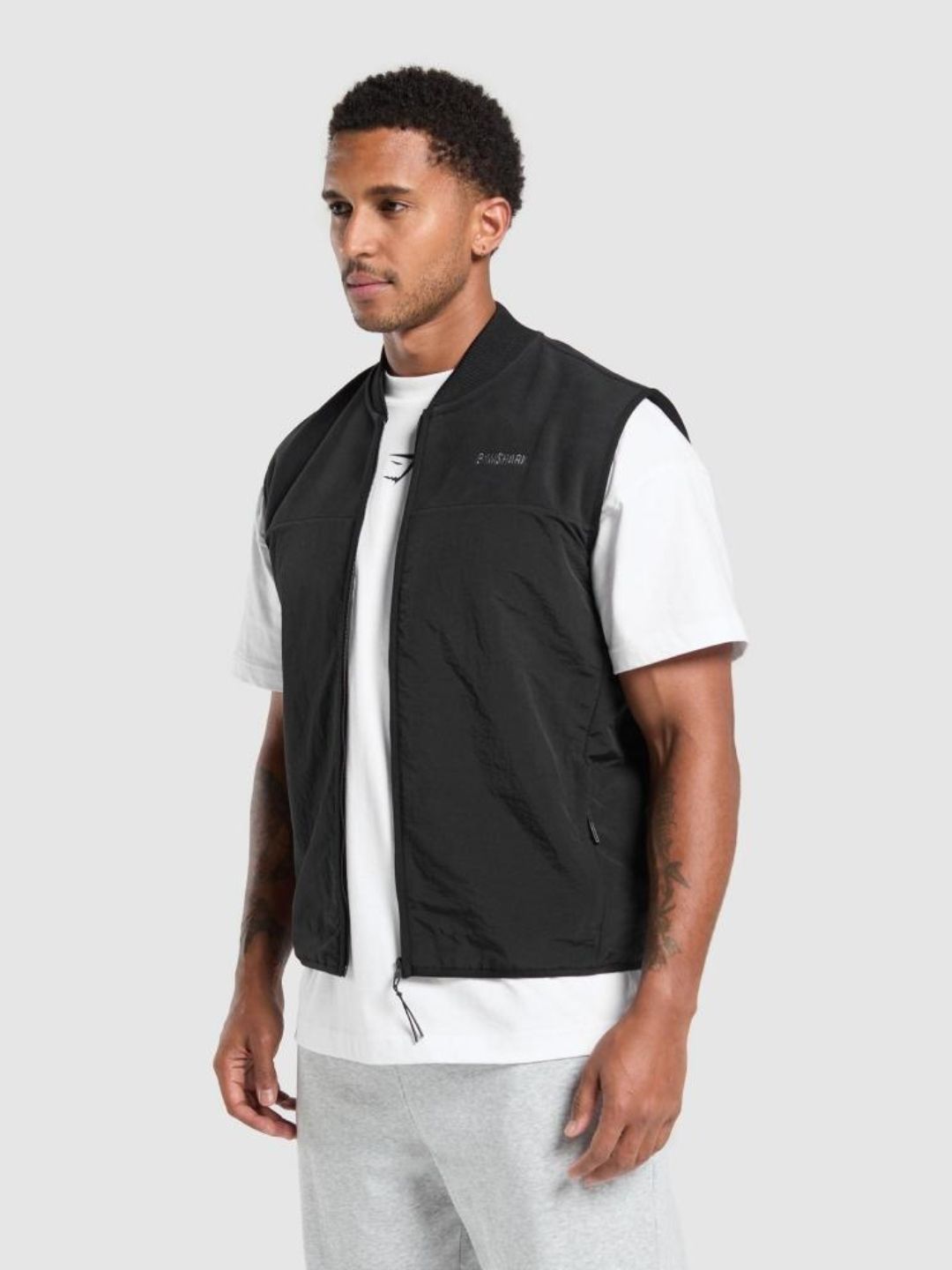 Gymshark Ribbed Collar Sleeveless Gilet