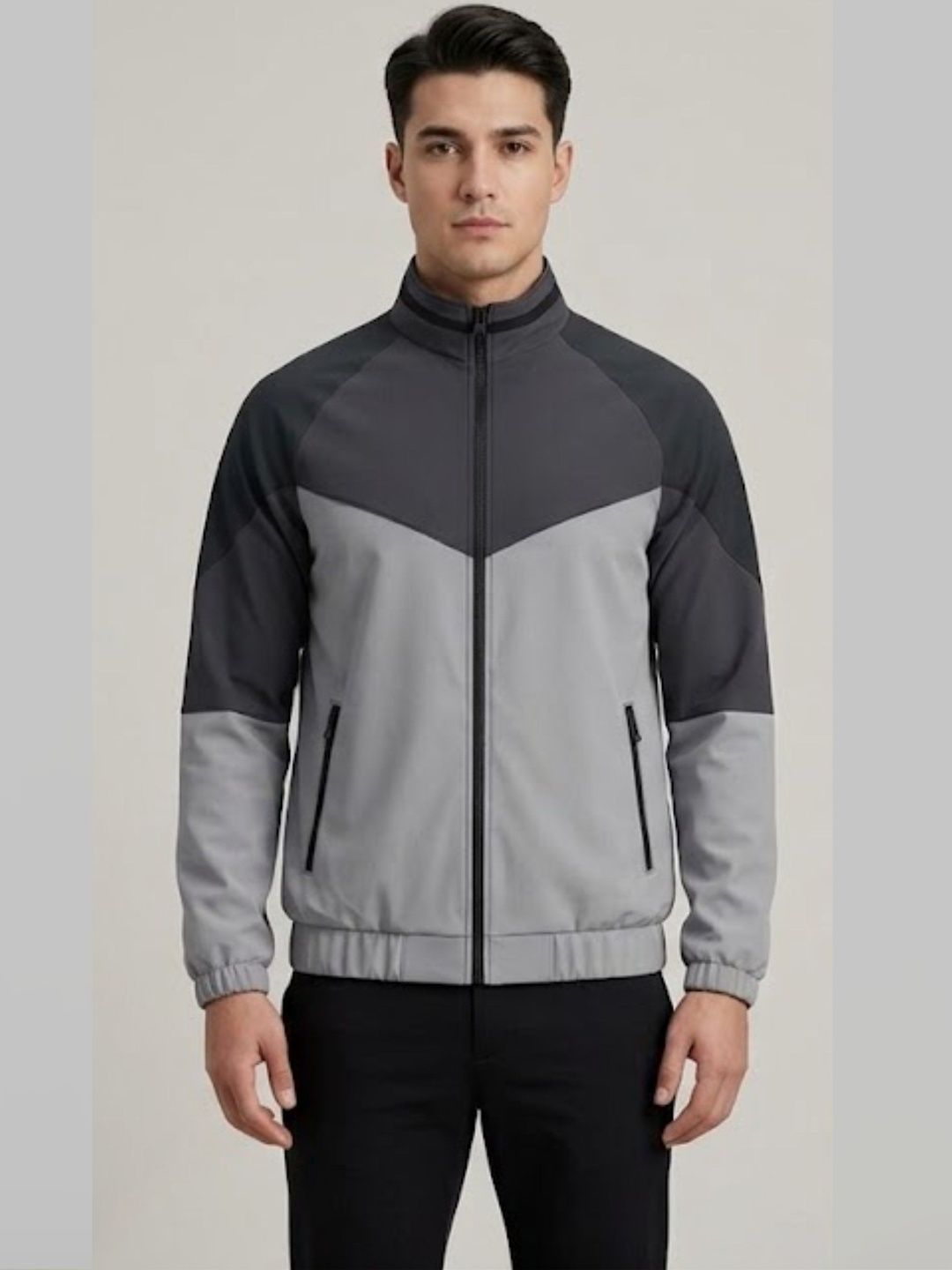 CARABA Men Colourblocked Windcheater Outdoor Sporty Jacket
