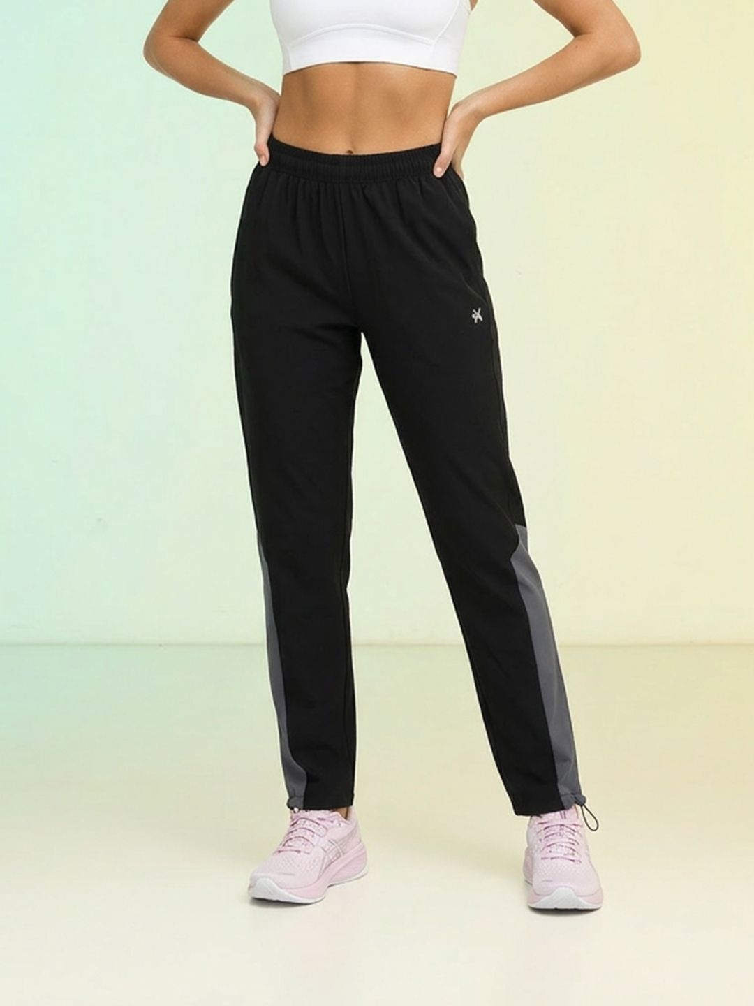 HRX by Hrithik Roshan Women Regular Fit Rapid Dry Cotton Training Track Pants