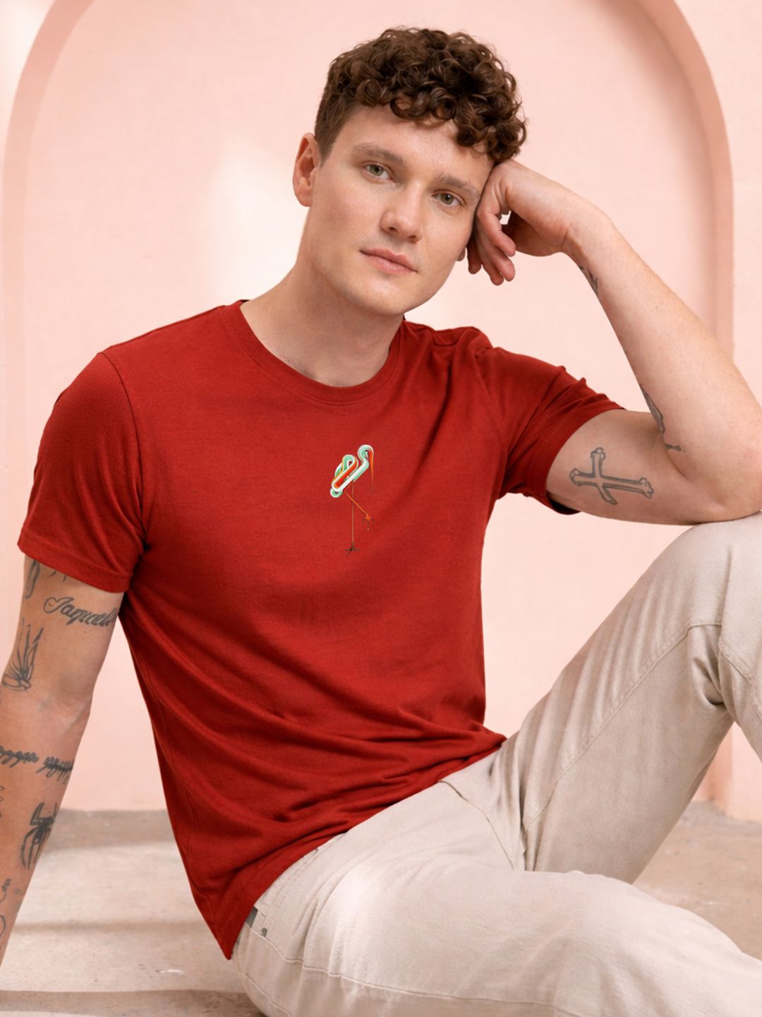 HERE&NOW Men Printed T-shirt