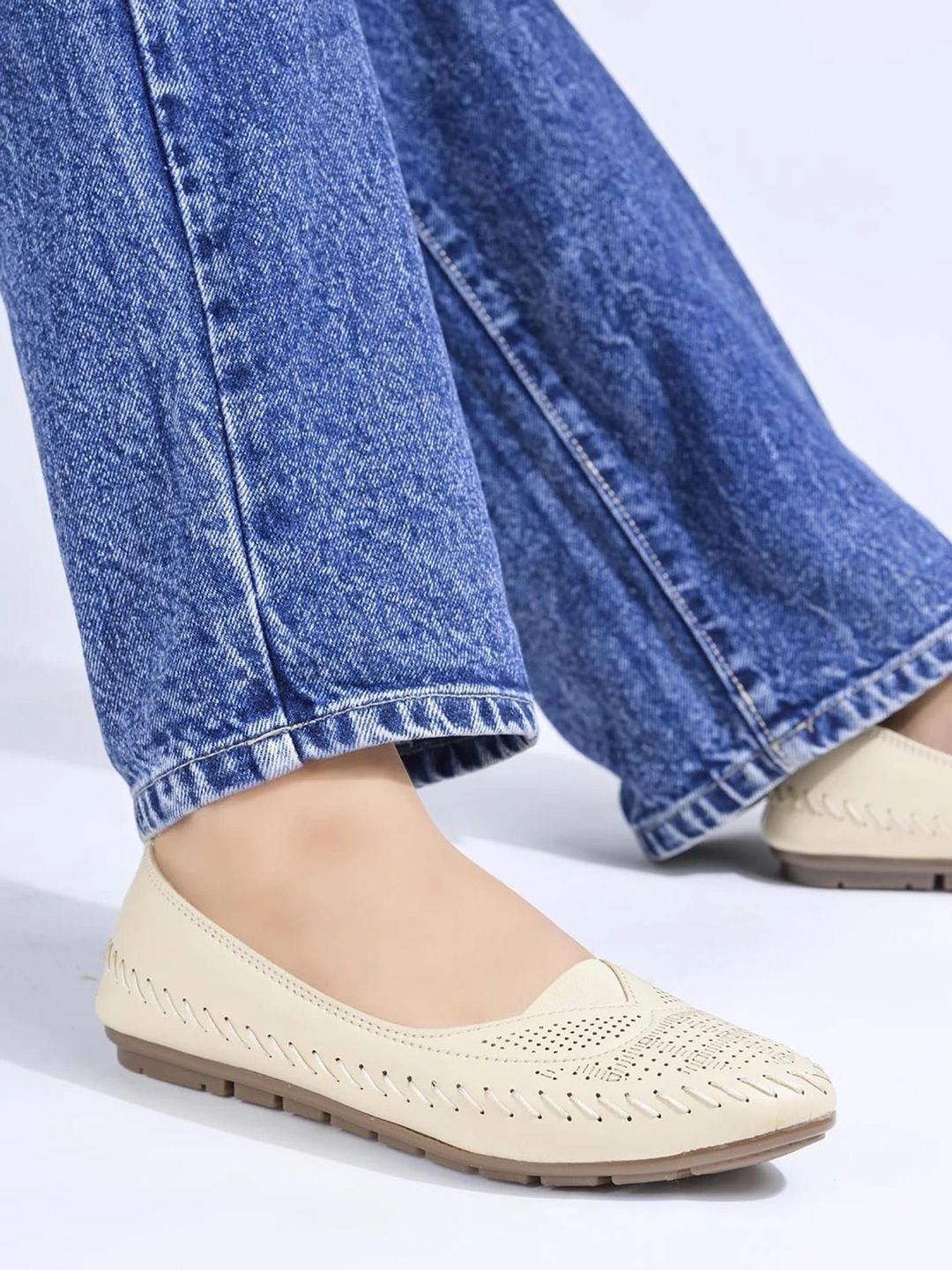DUOSOFT DUOSOFT Women Synthetic Non Slip Lightweight Ballerinas