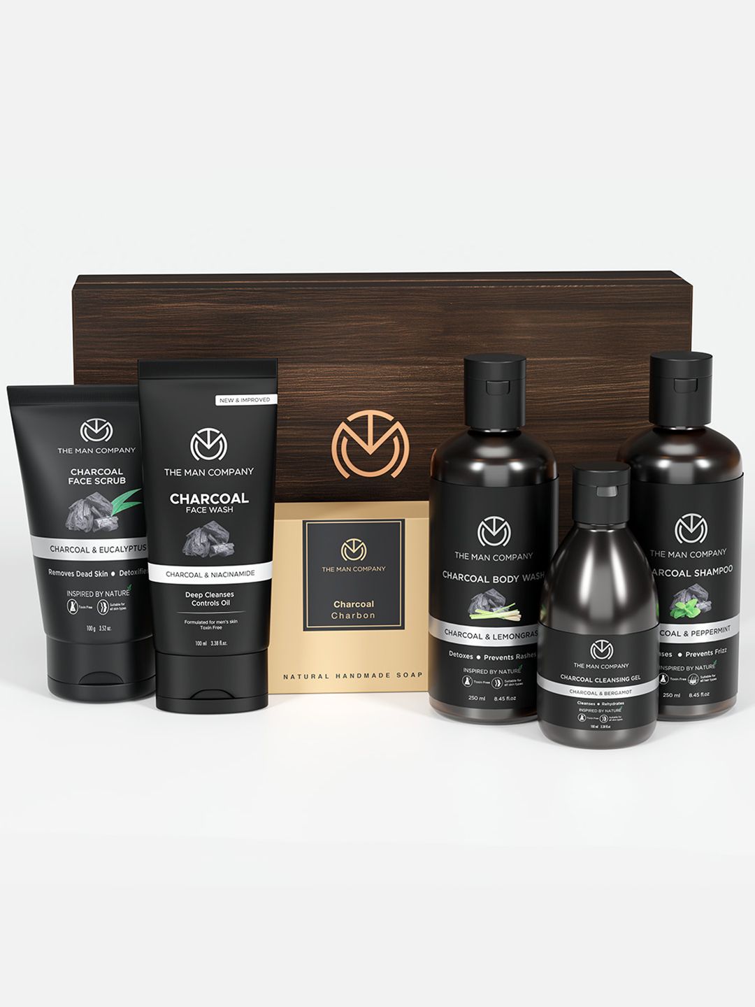 THE MAN COMPANY Charcoal Grooming Kit