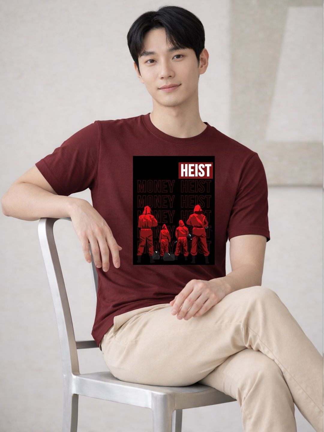HERE&NOW Men Printed T-shirt