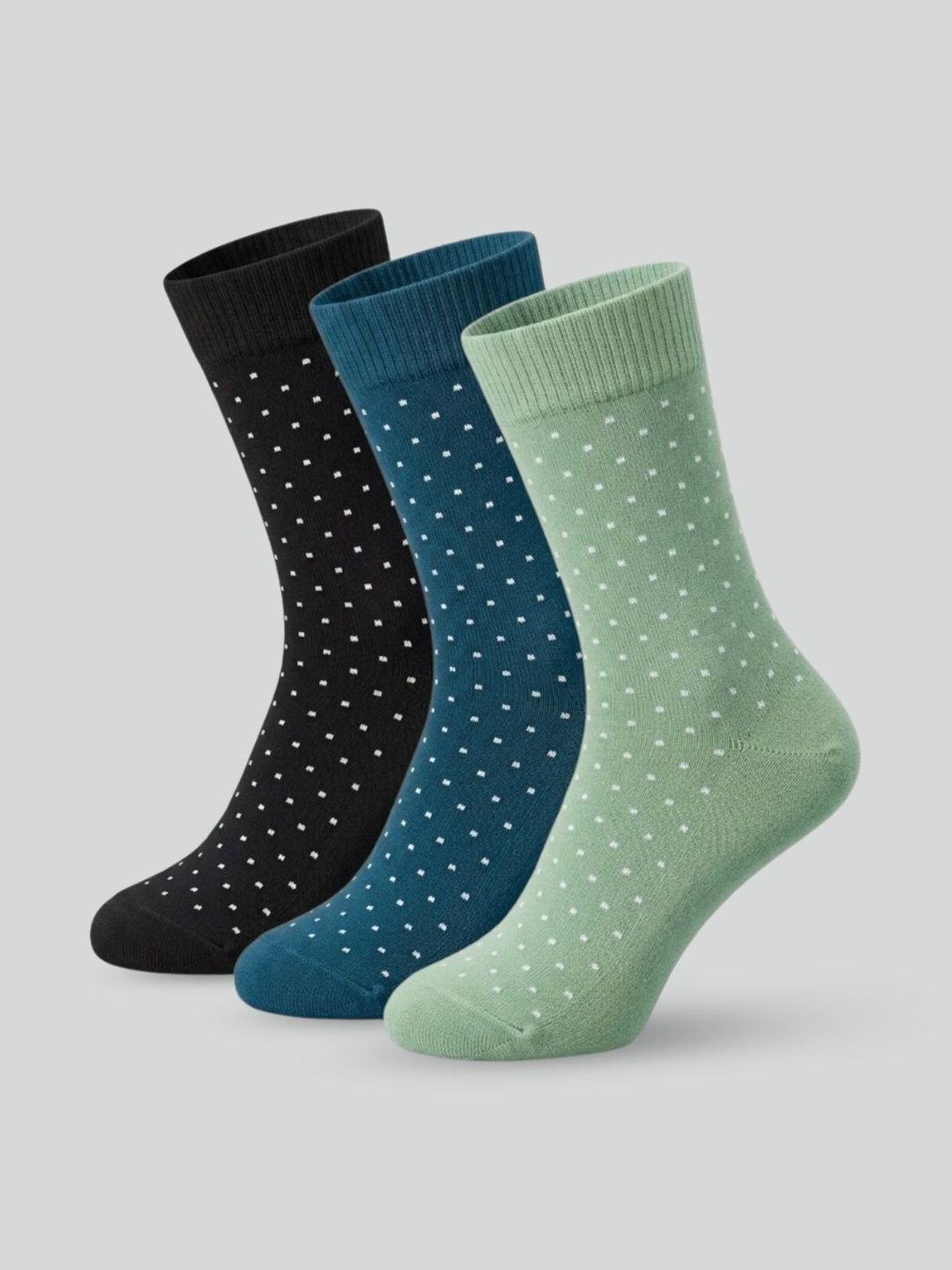 Sockscarving Men Pack of 3 Patterned Calf Length Socks