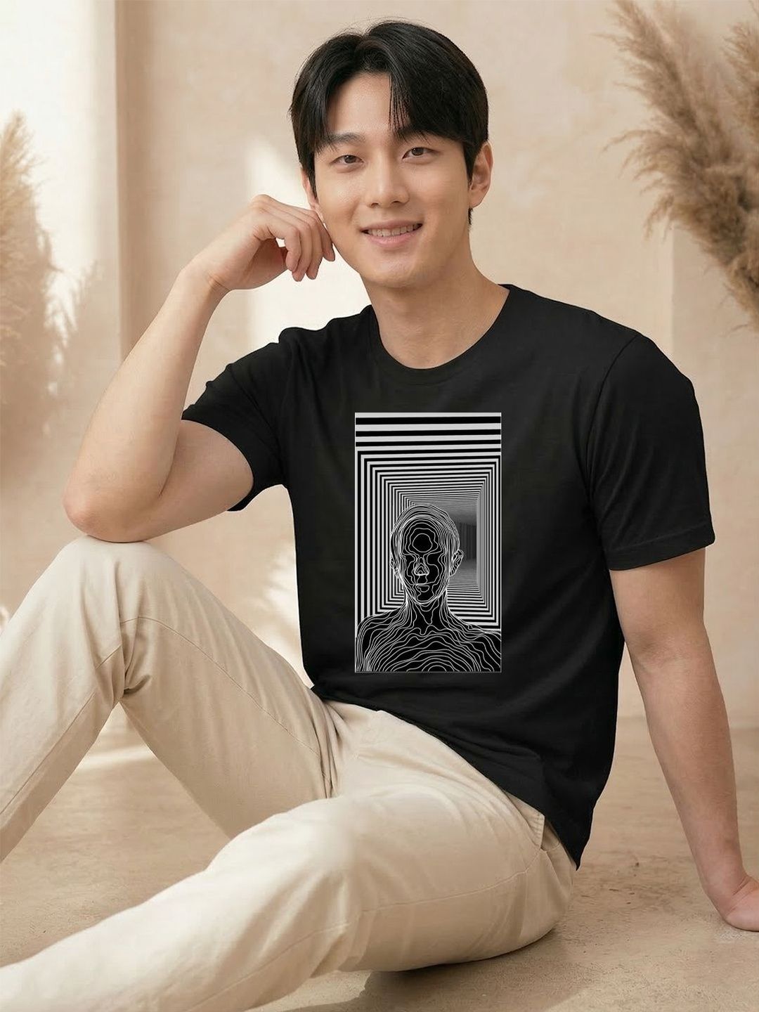 HERE&NOW Men Printed T-shirt