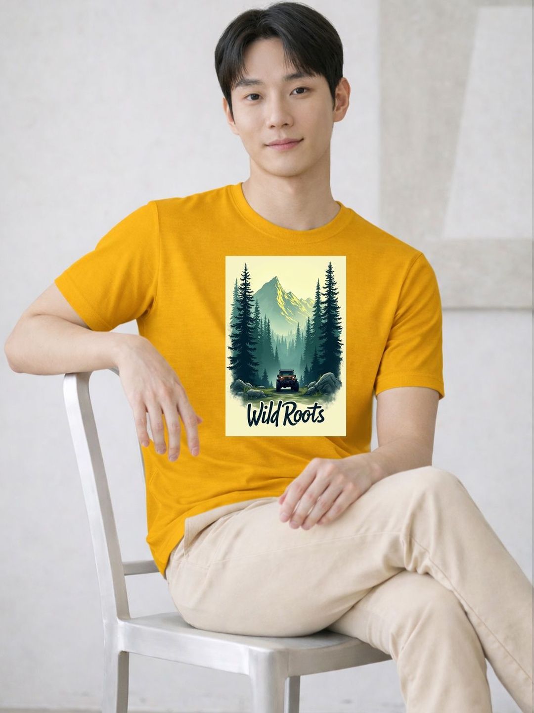 HERE&NOW Men Printed T-shirt