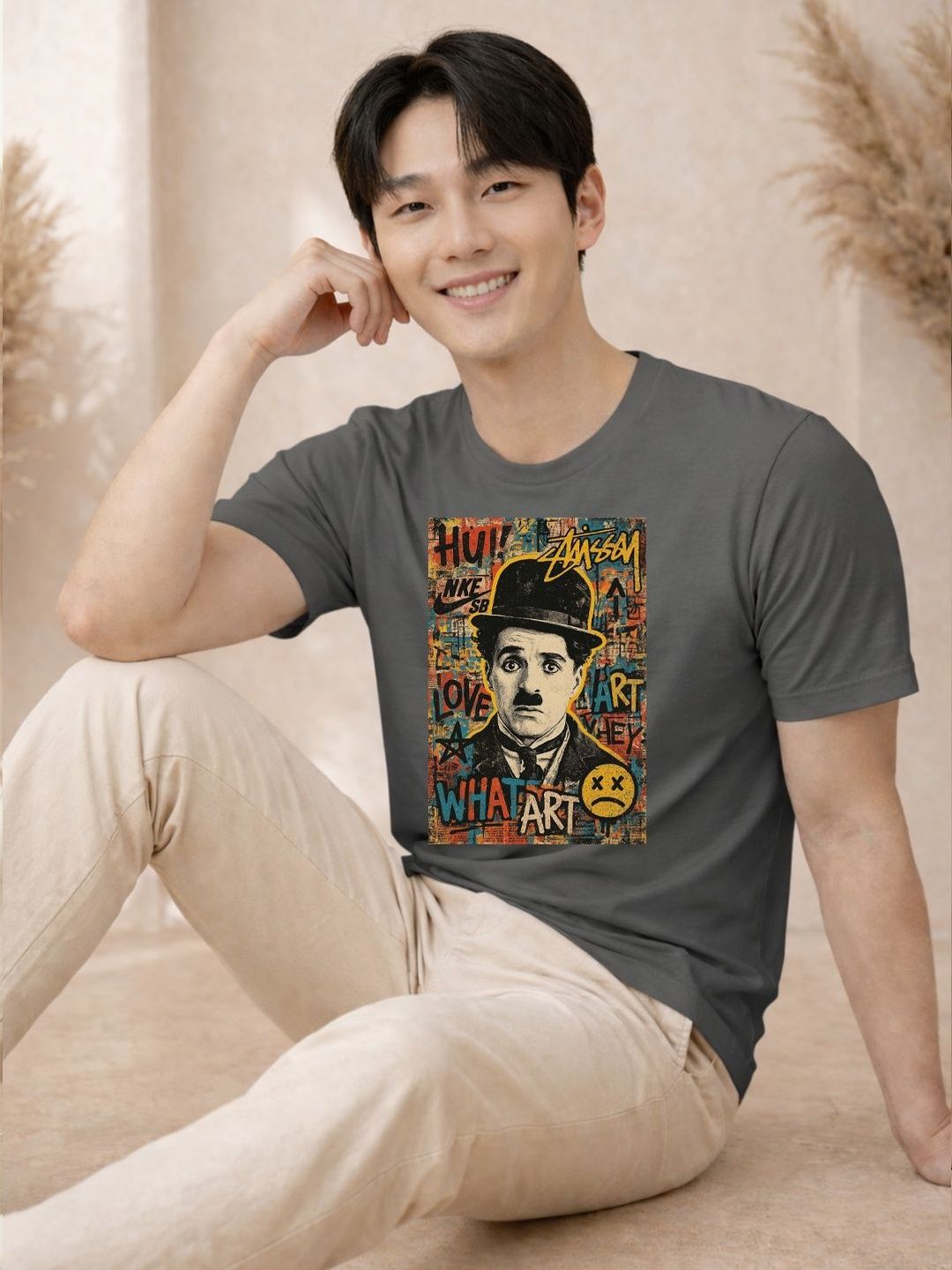 HERE&NOW Men Printed T-shirt