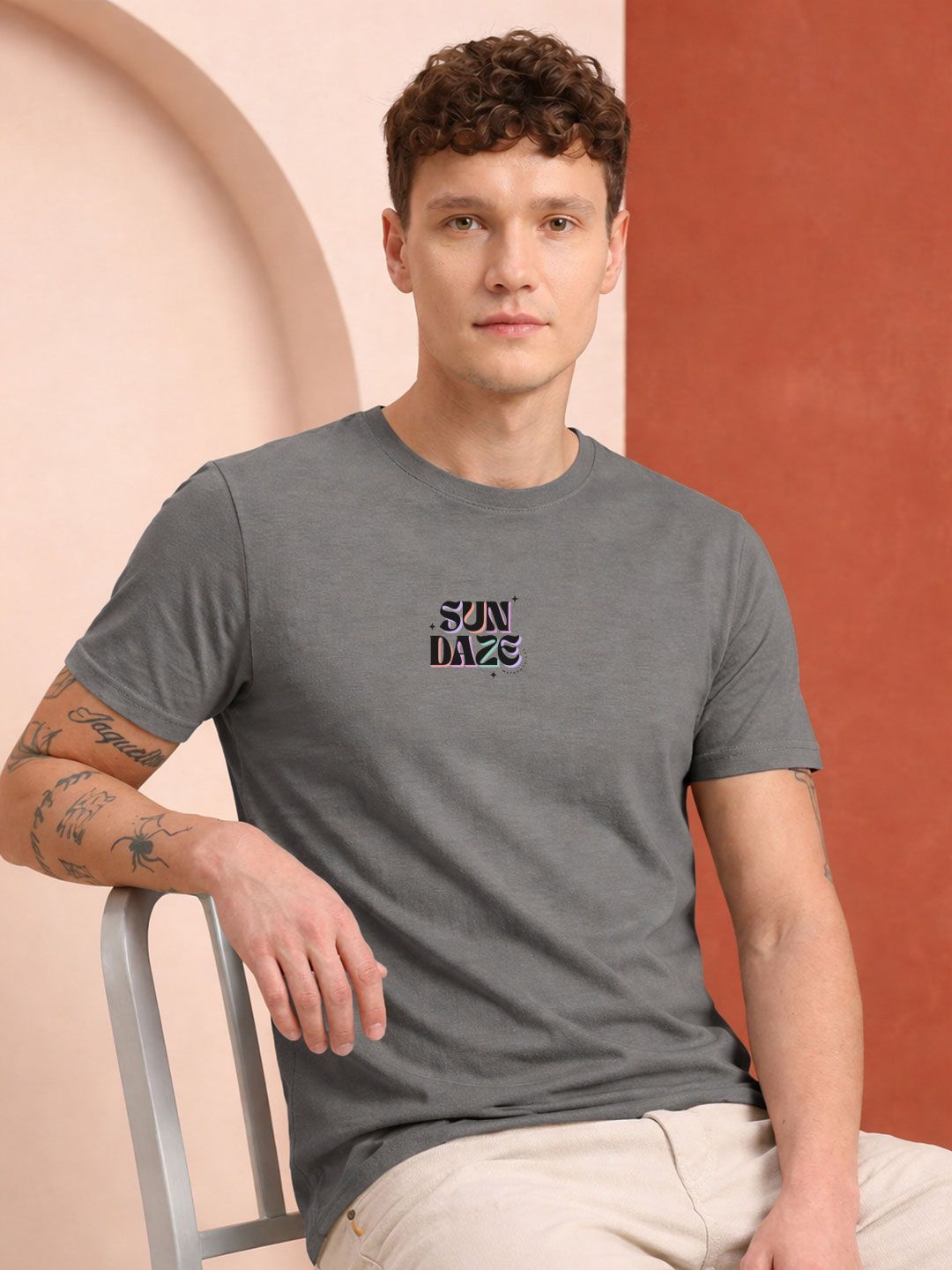 HERE&NOW Men Printed T-shirt