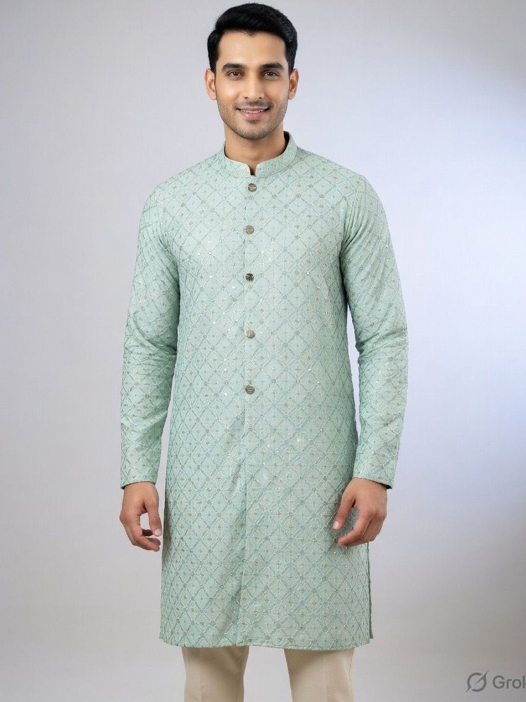 INDIROOP Men Kurta