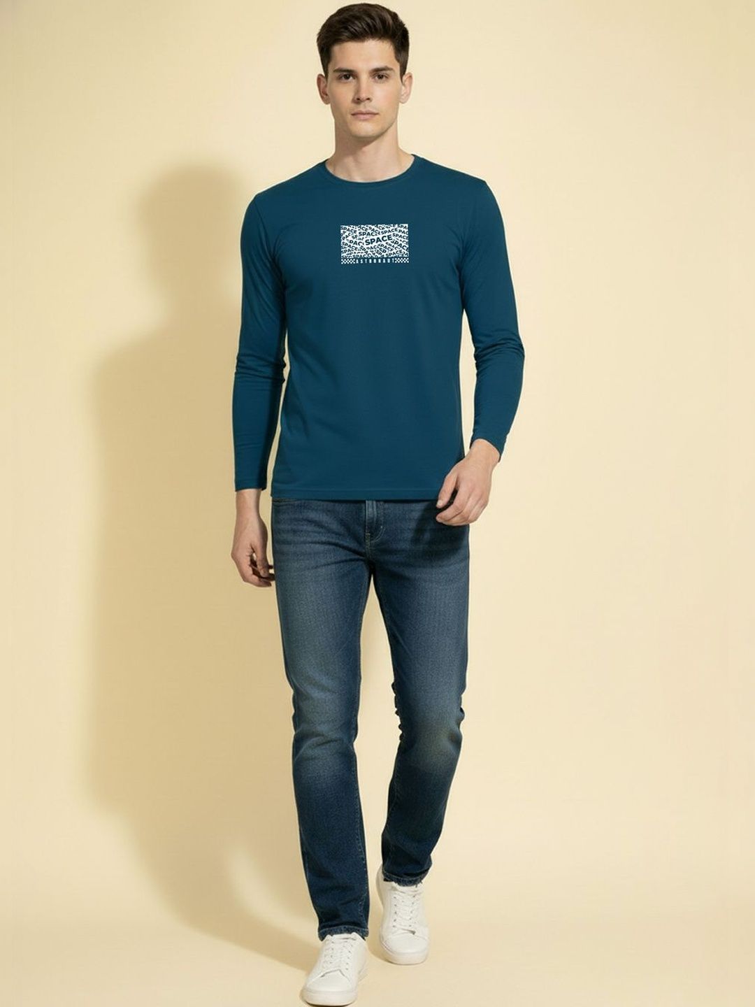 TEEFOX Men Typography Printed T-shirt