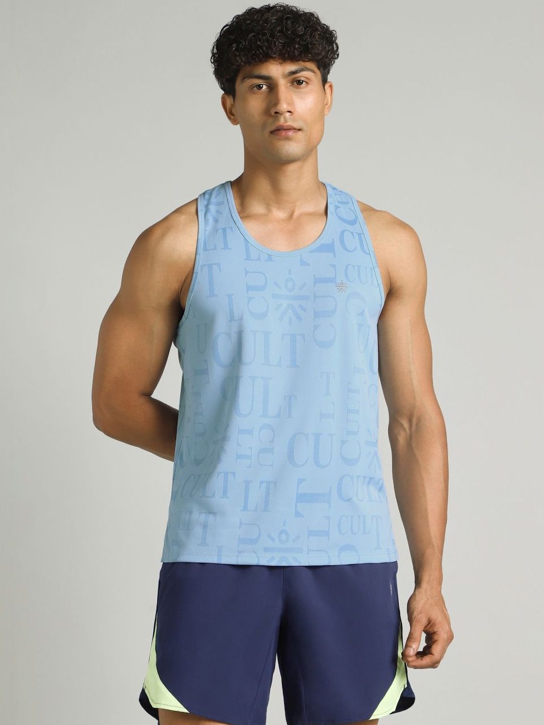 CULT Men's Blue CULT ZERO Running Tank