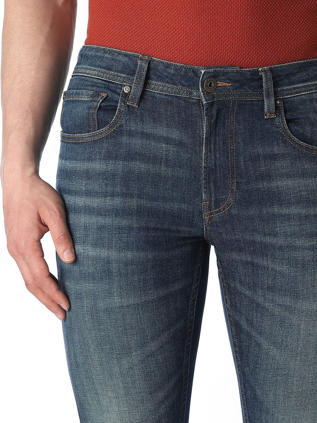 Slim Fit Low-Rise Light Fade Stretchable Jeans