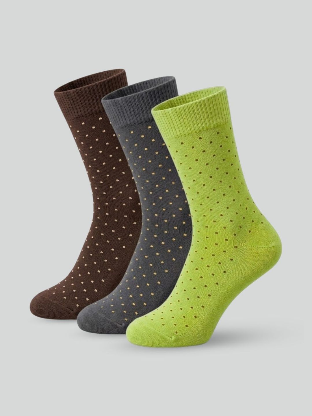 Sockscarving Men Pack of 3 Patterned Calf Length Socks