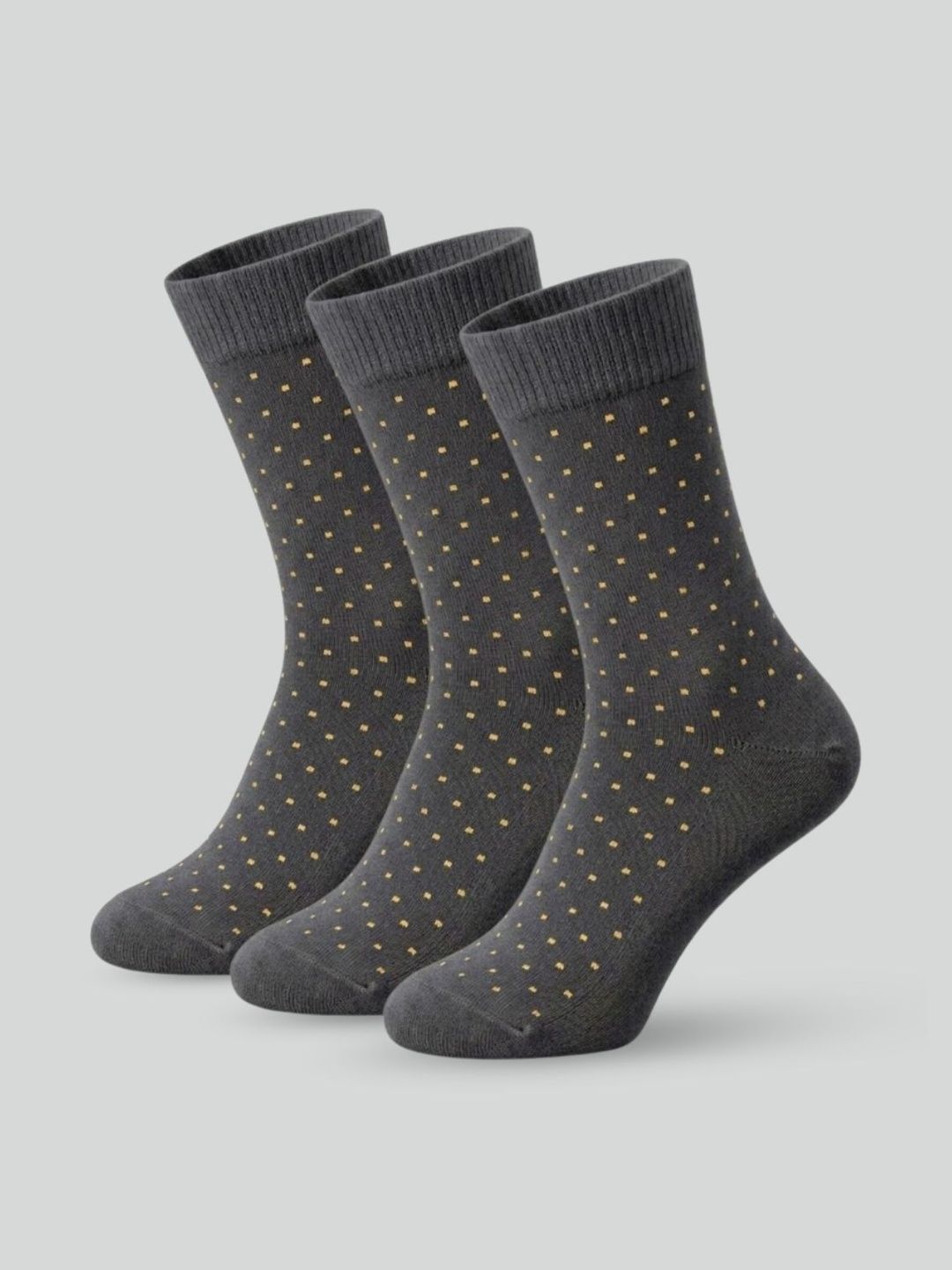 Sockscarving Men Pack of 3 Patterned Calf Length Socks