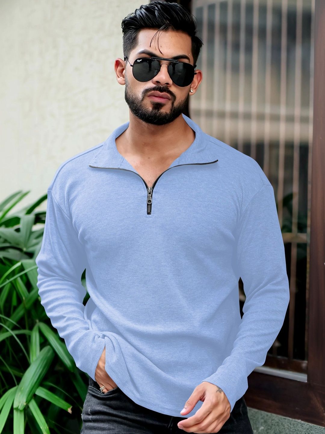 MODALEN Men Polo Collar T-shirt