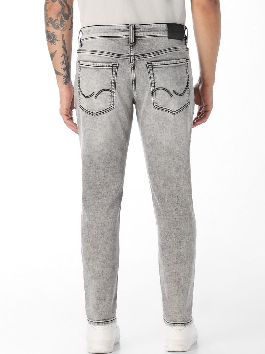 Slim Fit Mid-Rise Heavy Fade Stretchable Jeans