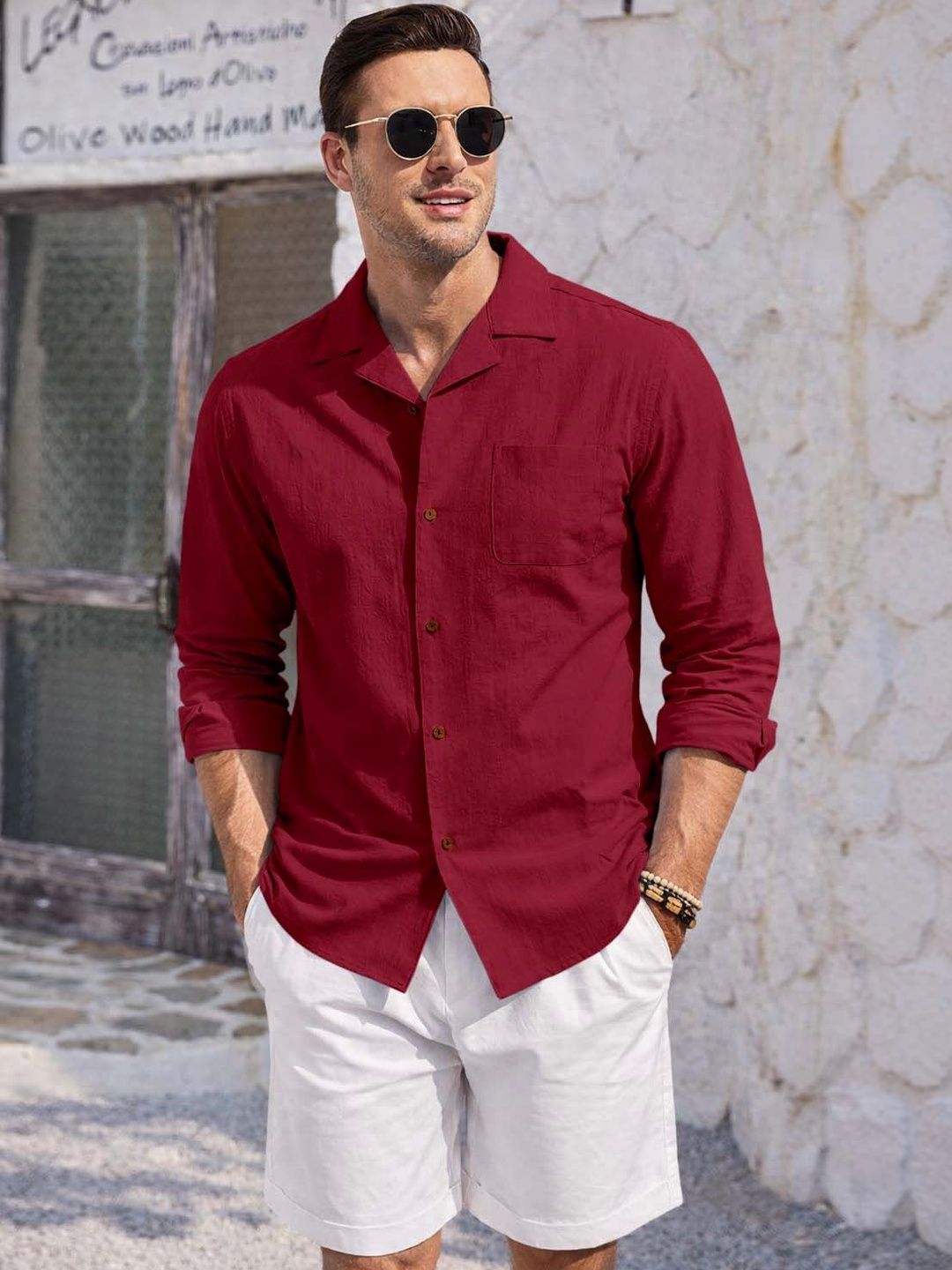 Fifth U Men Standard Casual Shirt