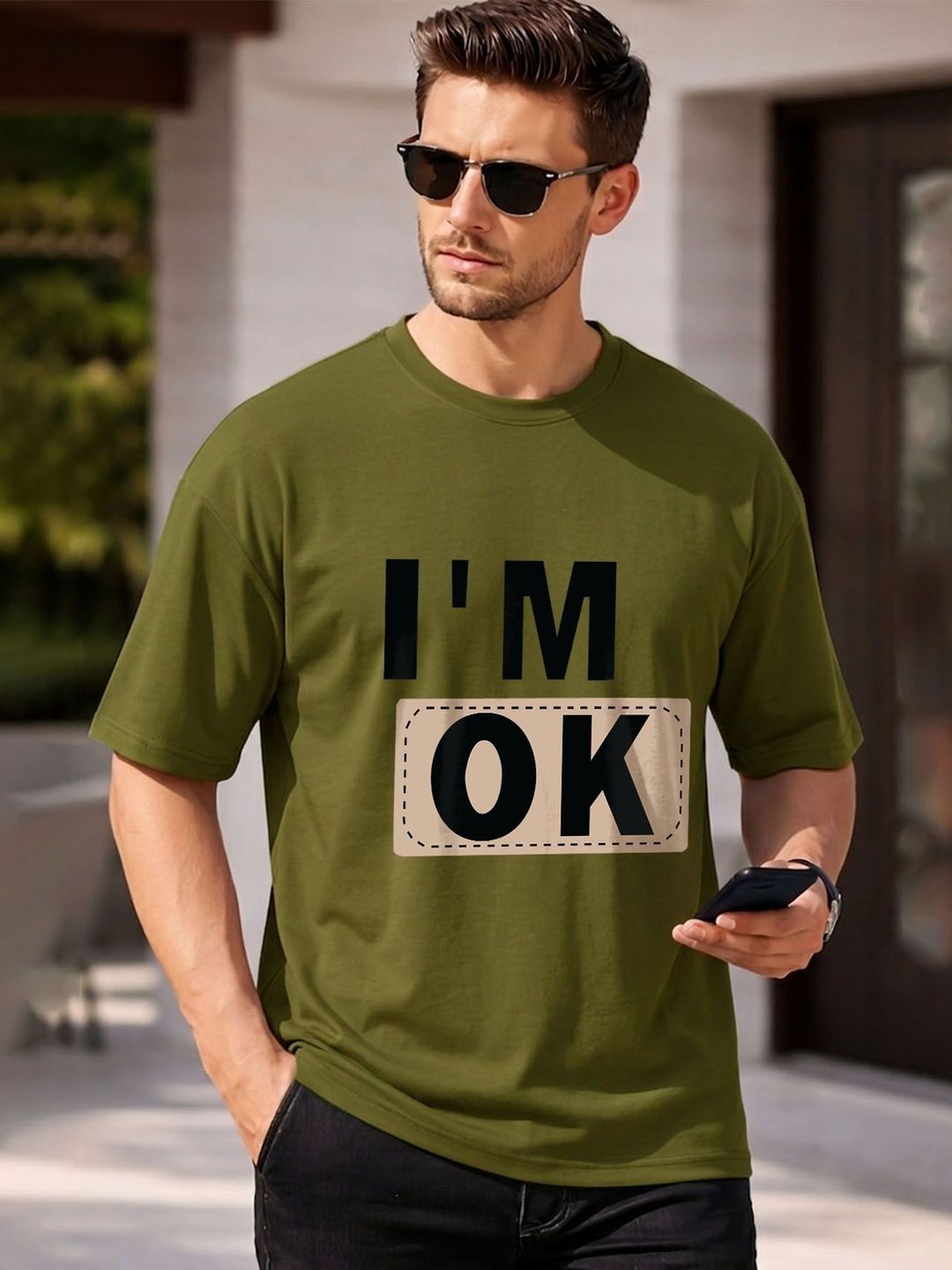 AUSK Men Printed T-shirt
