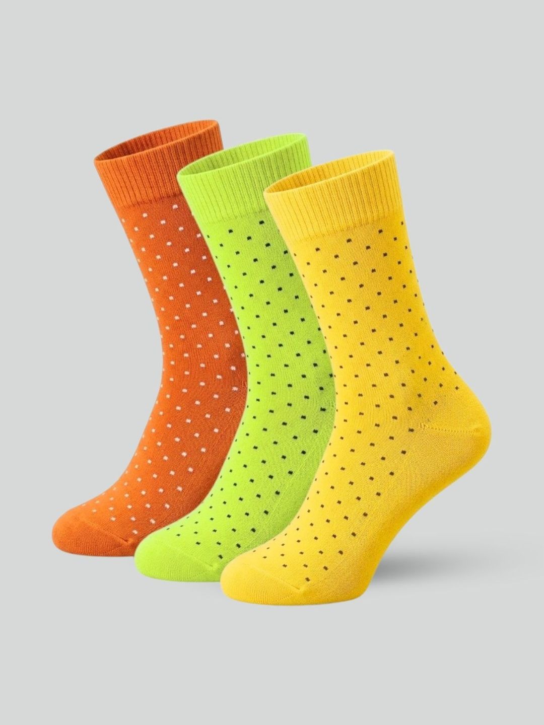 Sockscarving Men Pack of 3 Patterned Calf Length Socks