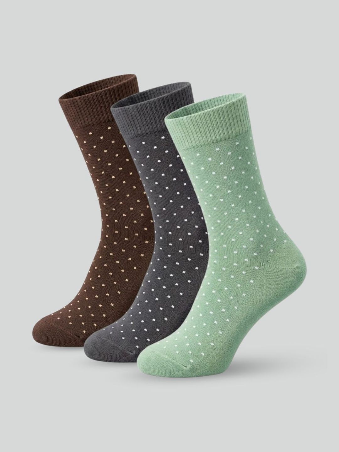 Sockscarving Men Pack of 3 Patterned Calf Length Socks
