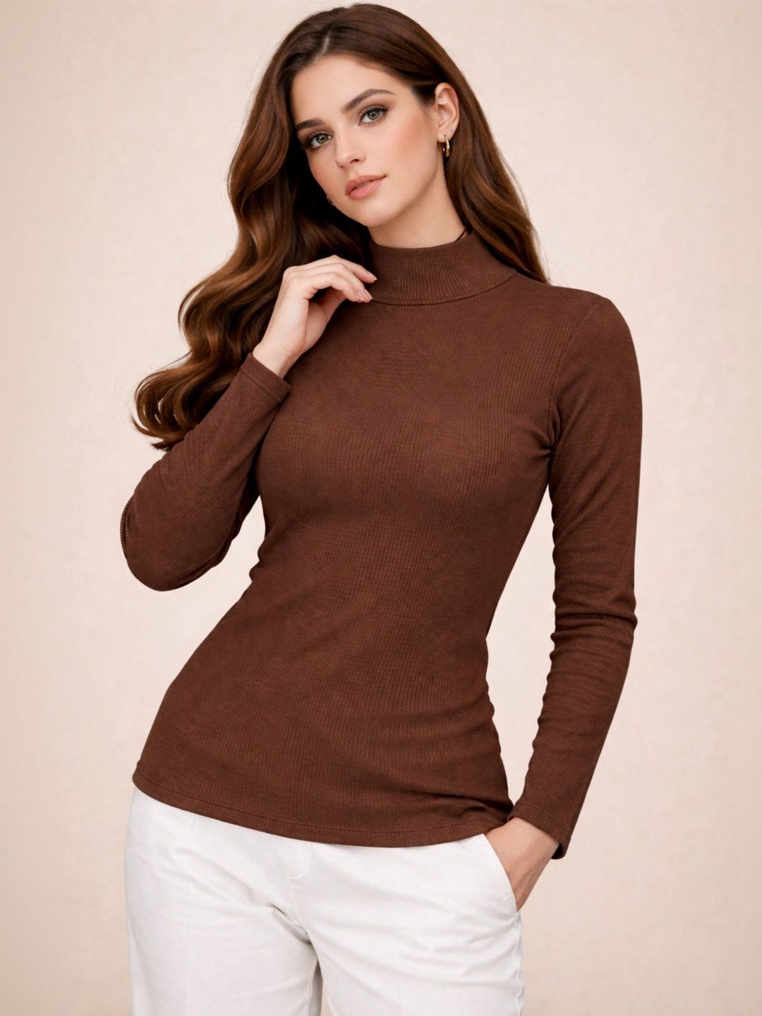 Apraa & Parma Indigo Crop Top