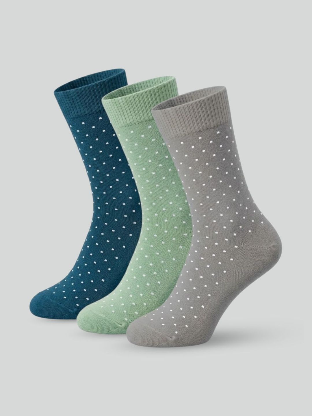 Sockscarving Men Pack of 3 Patterned Calf Length Socks