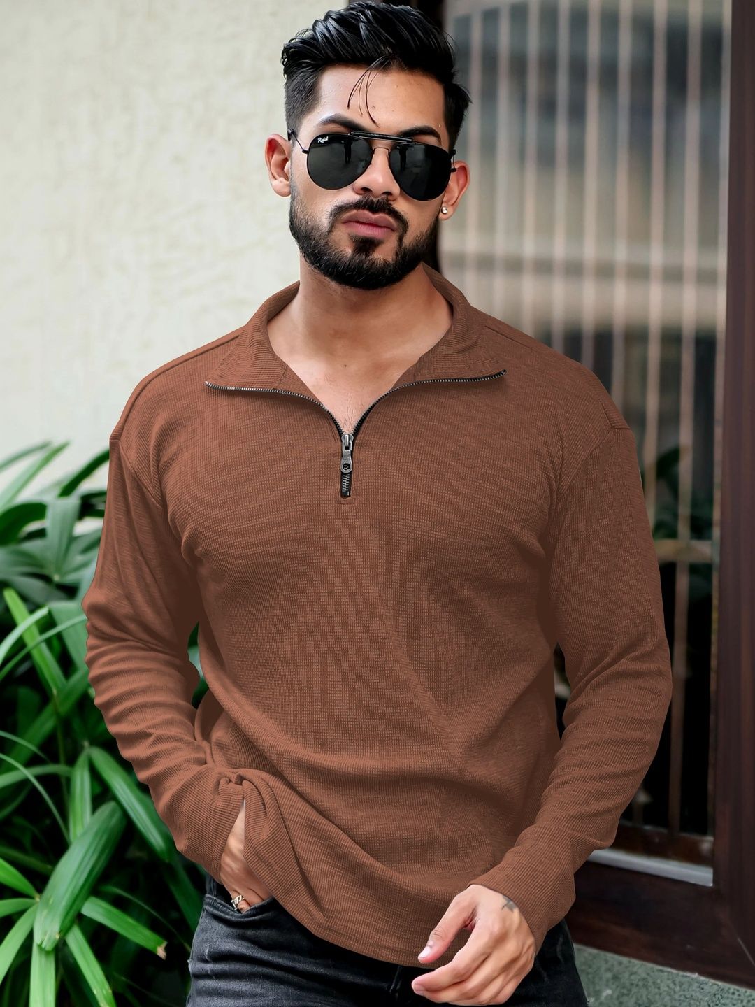 MODALEN Men Polo Collar T-shirt
