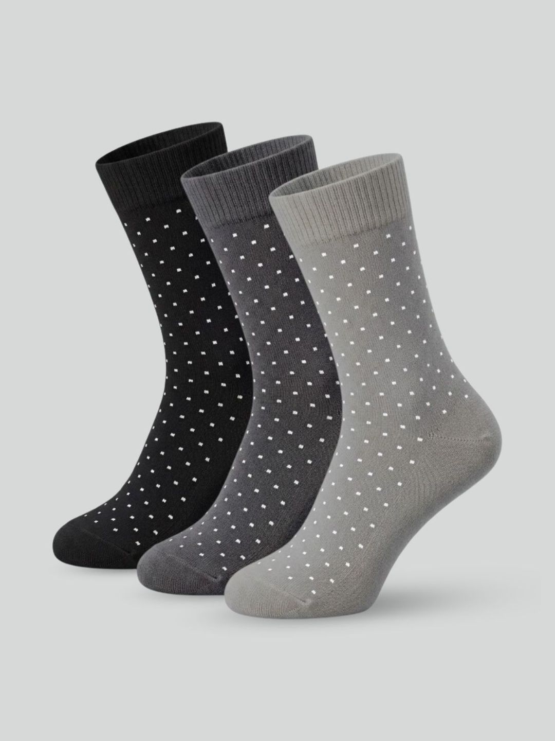 Sockscarving Men Pack of 3 Patterned Calf Length Socks