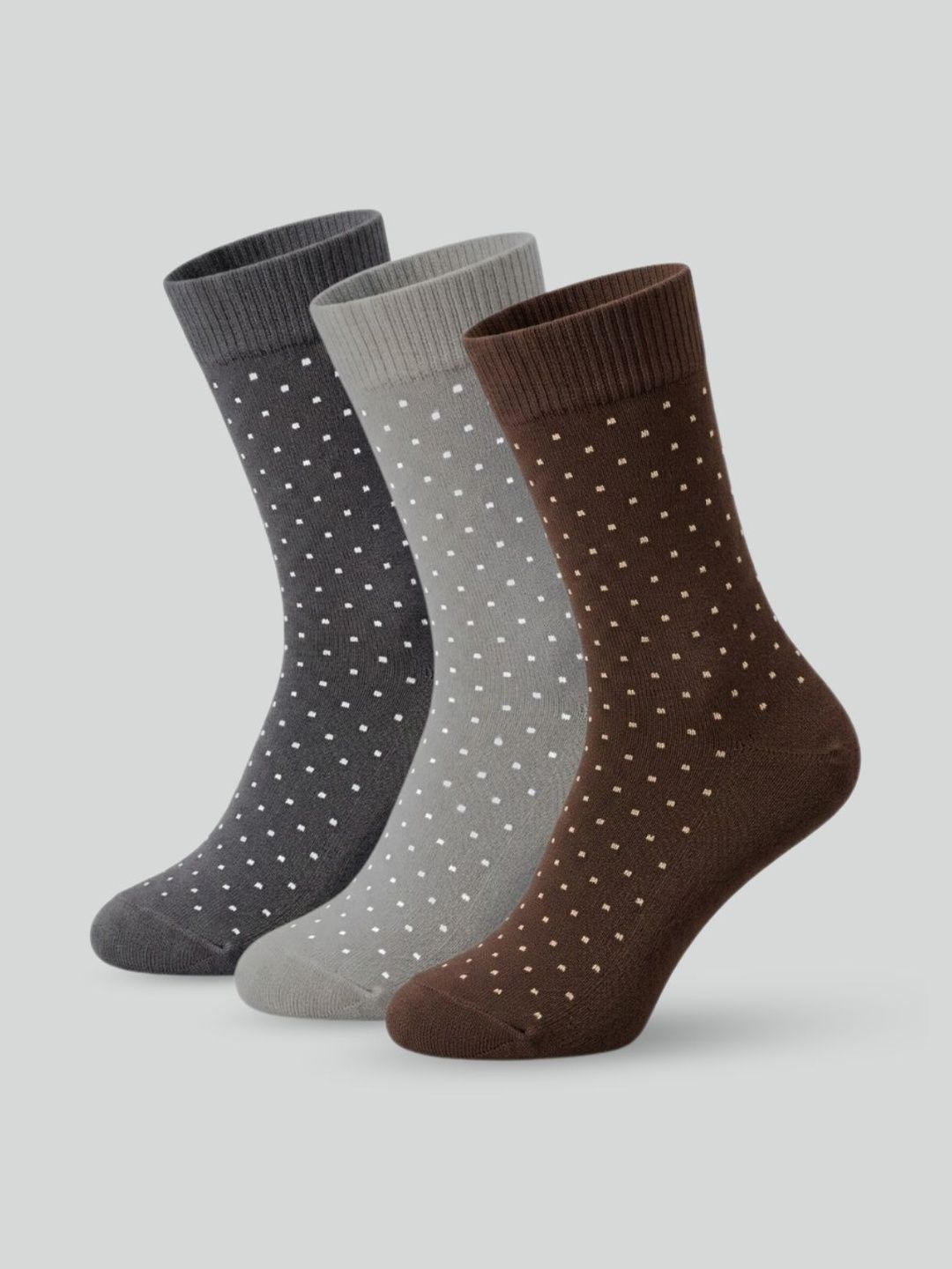 Sockscarving Men Pack of 3 Patterned Calf Length Socks