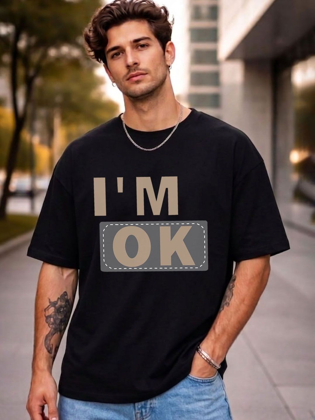 AUSK Men Printed T-shirt