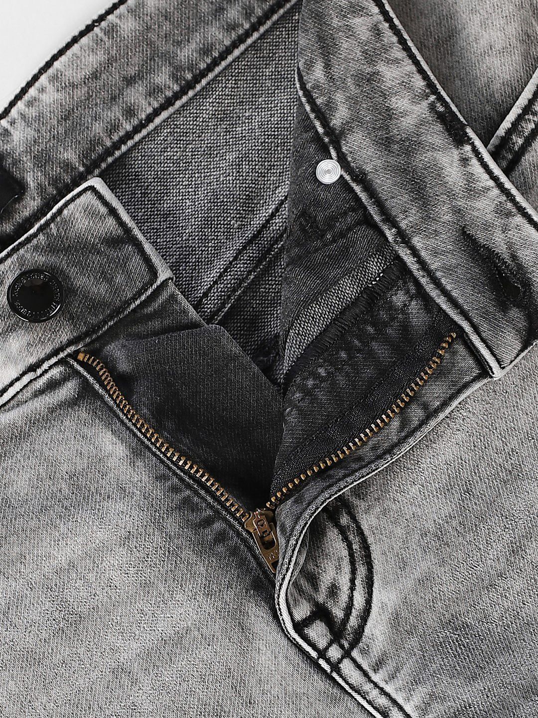Slim Fit Mid-Rise Heavy Fade Stretchable Jeans