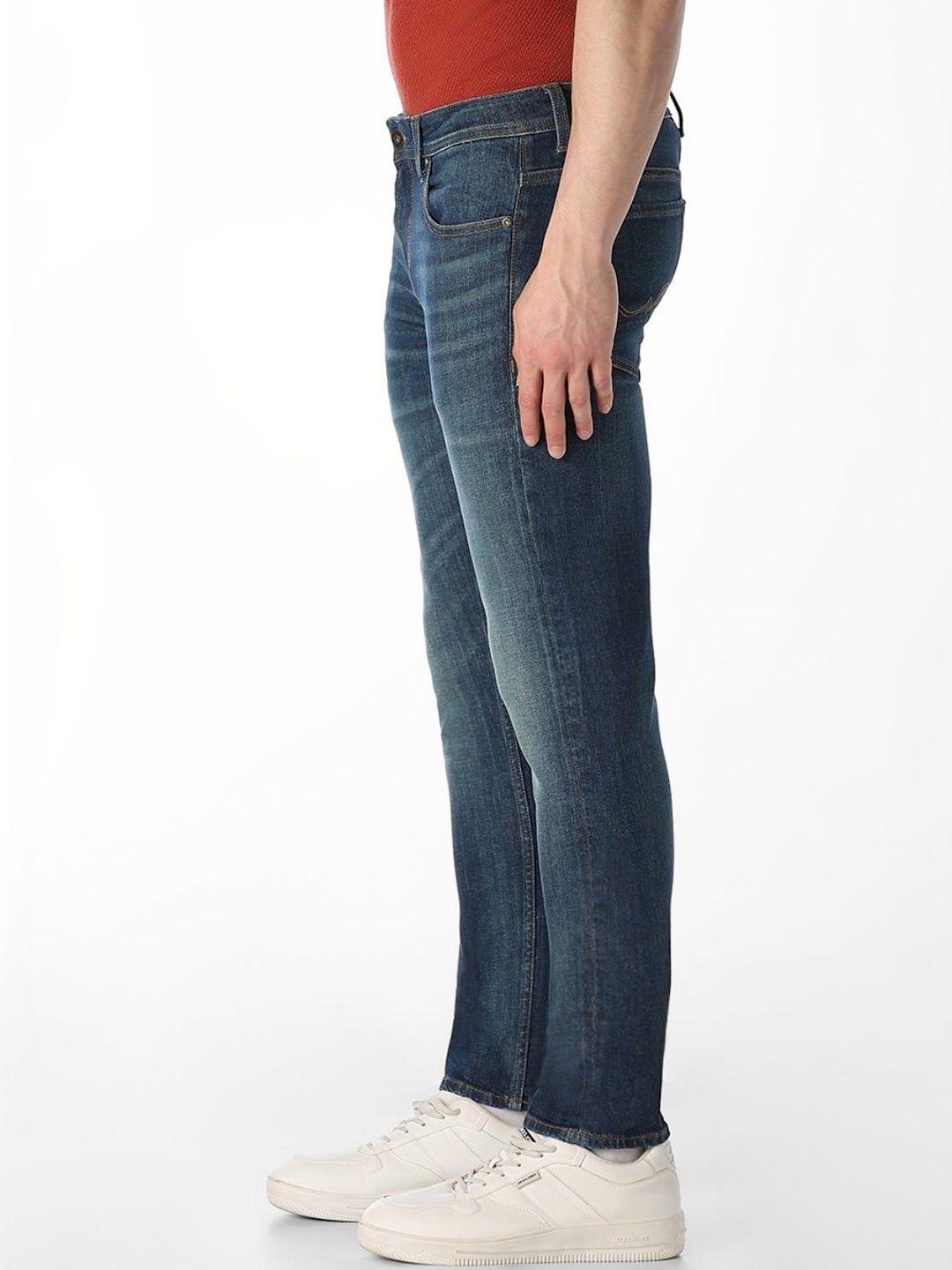 Slim Fit Low-Rise Light Fade Stretchable Jeans
