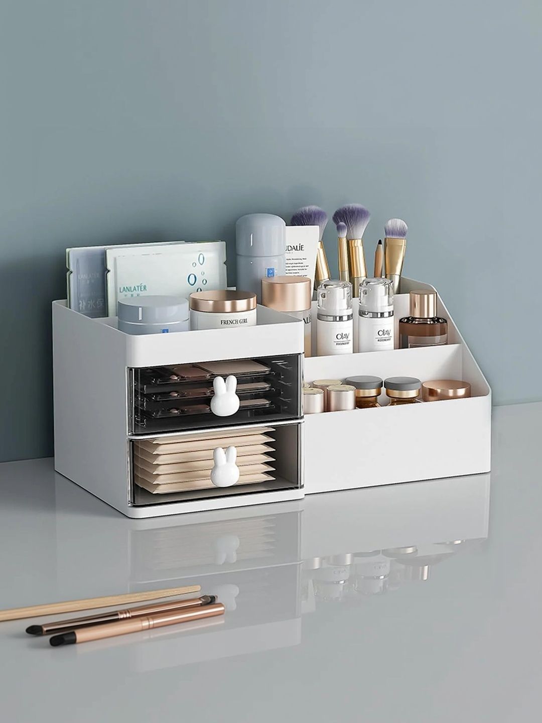 Galley way White Set of 1 Water Resistant Makeup Organiser Organisers