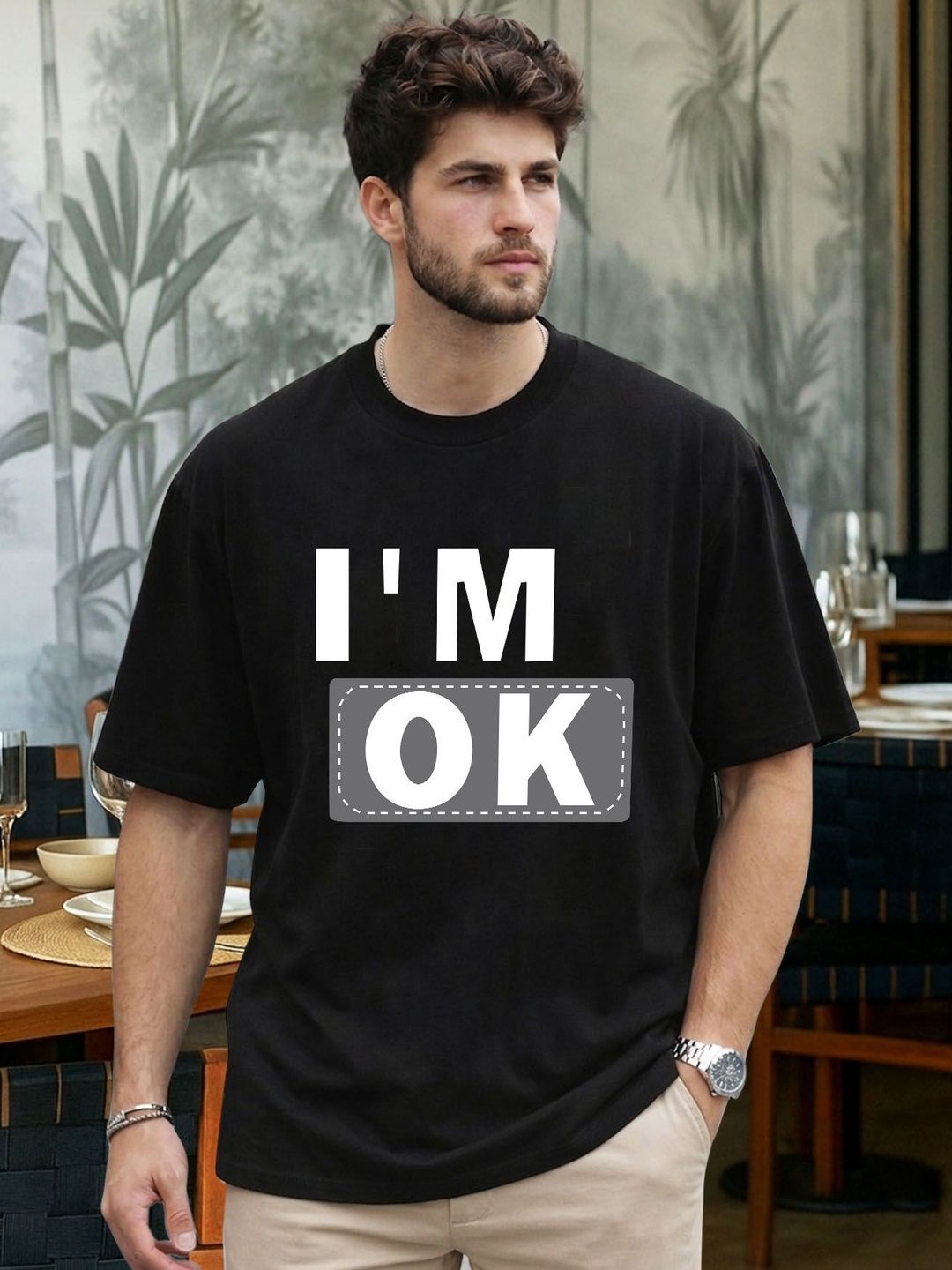 AUSK Men Printed T-shirt