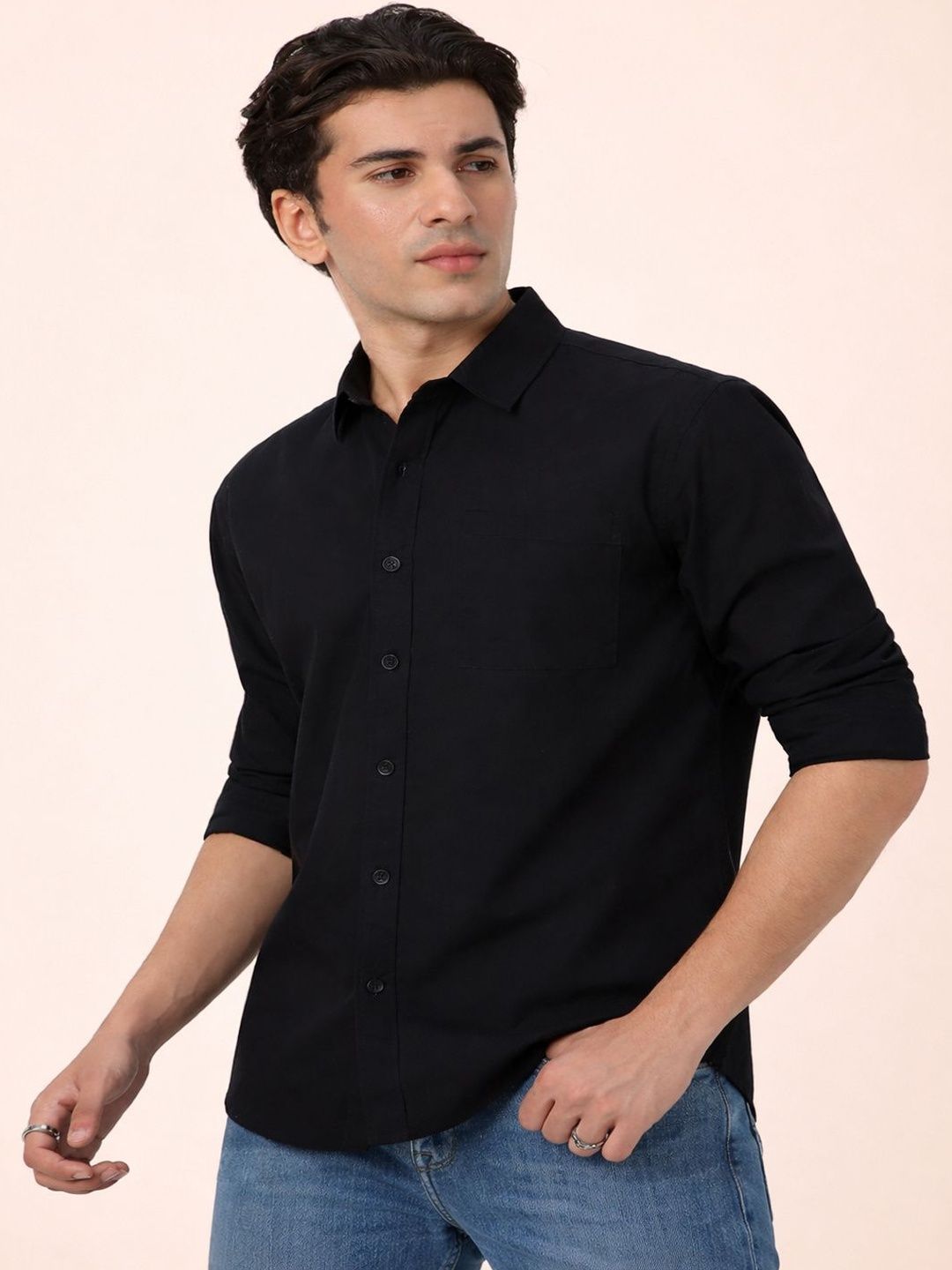 Lee Cross Men Classic Slim Fit Casual Shirt