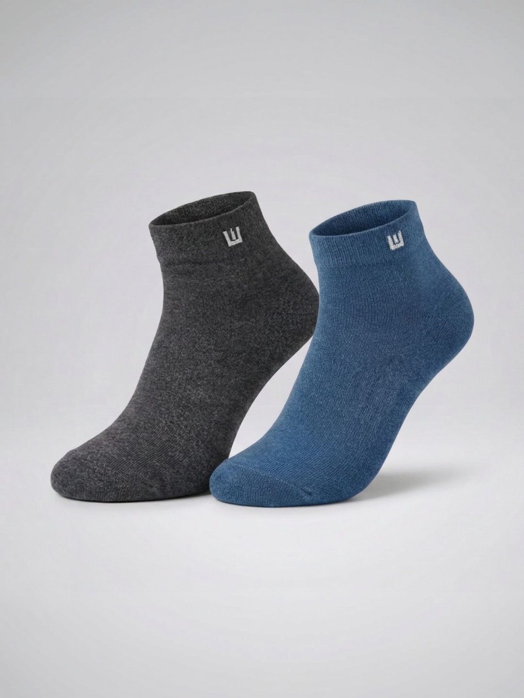 SZN Unisex Pack of 2 Cotton Assorted Ankle Length Socks