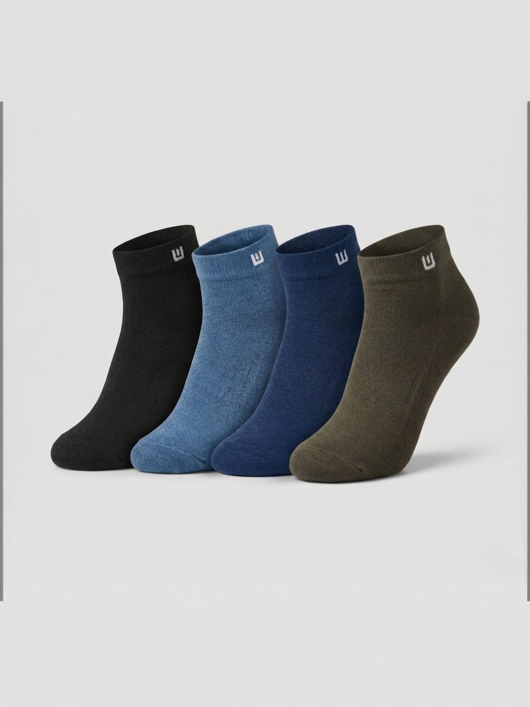 Moda Rapido Men Pack of 4 Cotton Assorted Above Ankle Socks