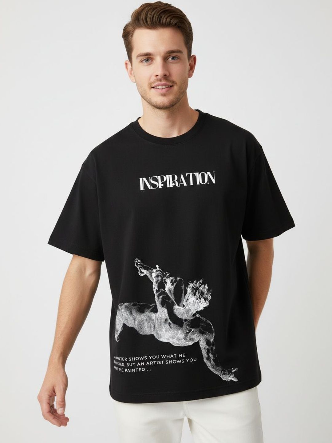 TeeSlix Men Printed T-shirt