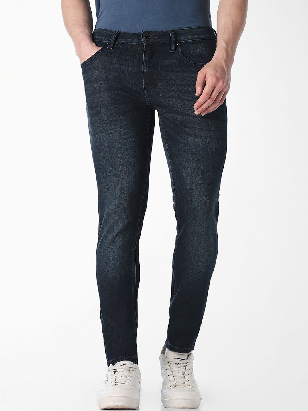 Slim Fit Low-Rise Light Fade Stretchable Jeans