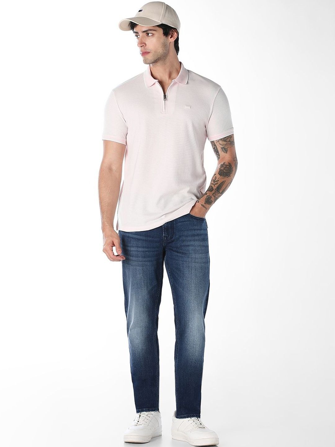 Slim Fit Low-Rise Light Fade Stretchable Jeans