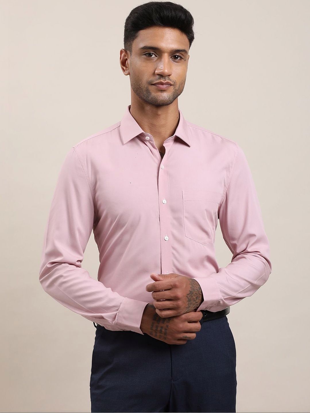 Turtle Men Standard Slim Fit Formal Shirt