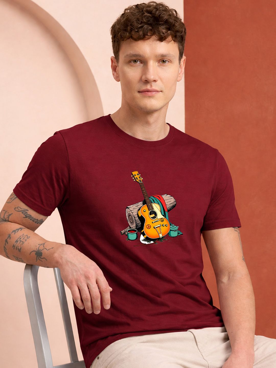HERE&NOW Men Printed T-shirt