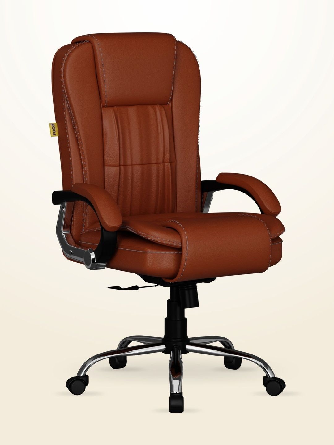 FUGO Tan Study Arm Chair Study Chair