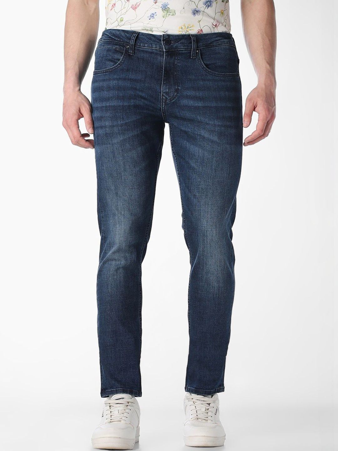 Slim Fit Low-Rise Light Fade Stretchable Jeans