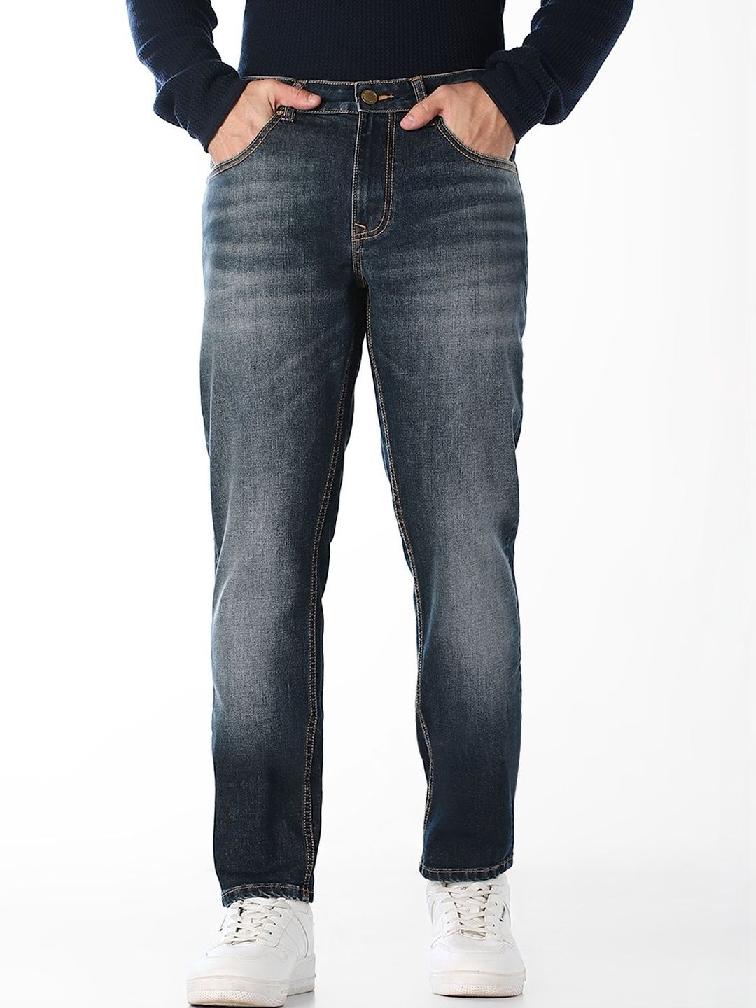 Skinny Fit Low-Rise Light Fade Stretchable Jeans