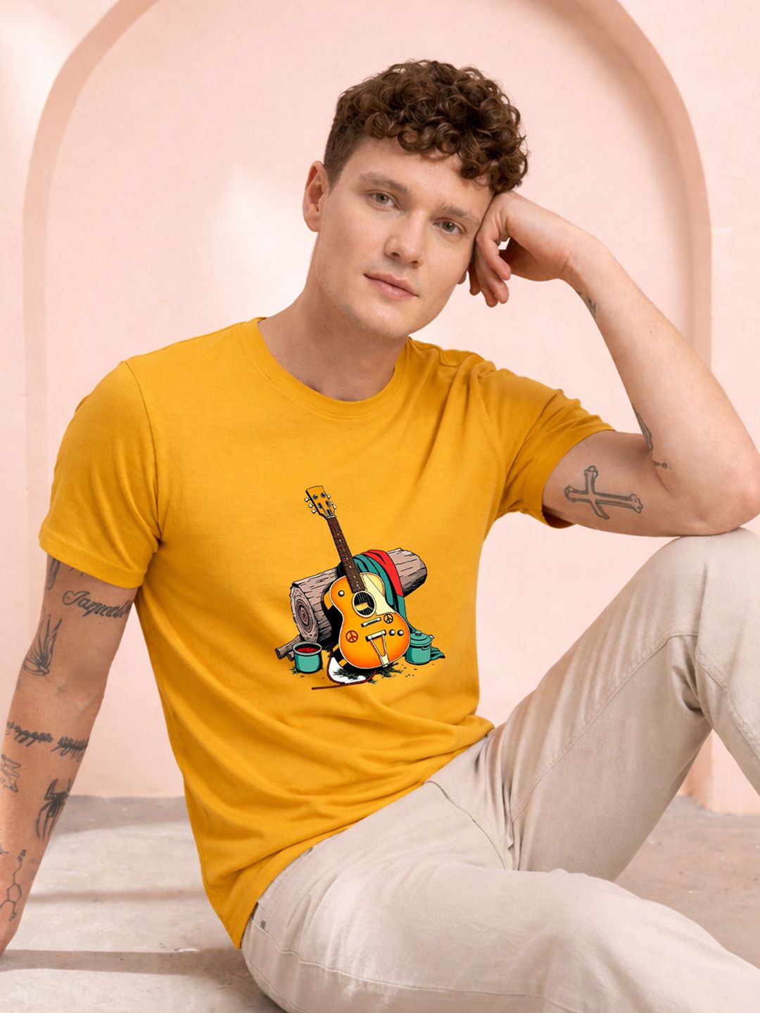 HERE&NOW Men Printed T-shirt
