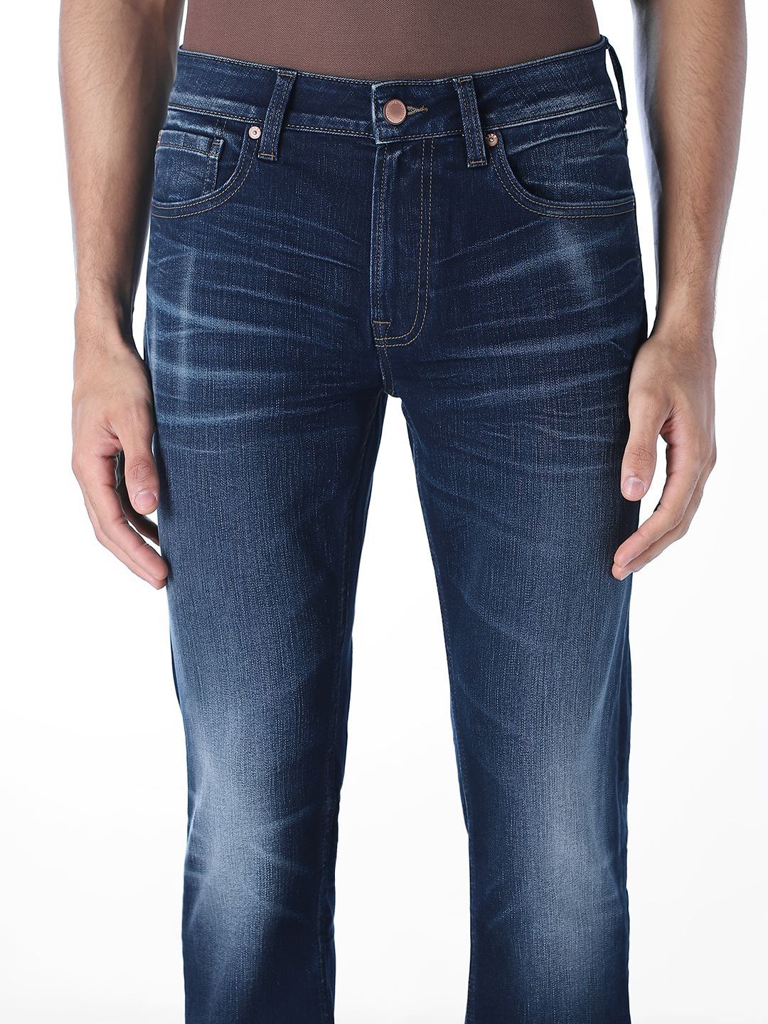 Slim Fit Low-Rise Light Fade Stretchable Jeans