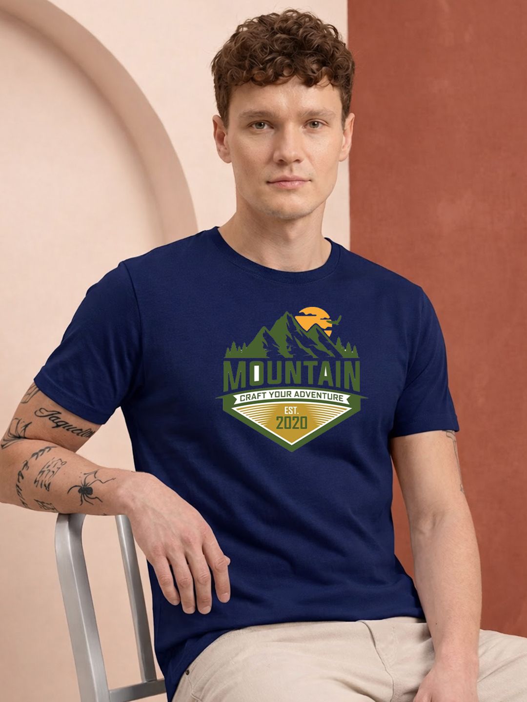HERE&NOW Men Printed T-shirt