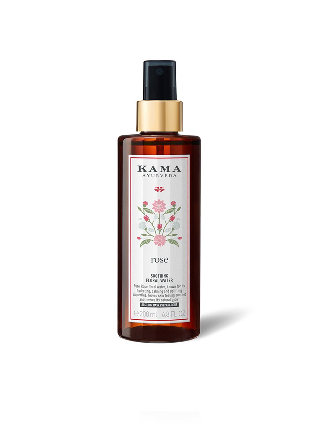 KAMA AYURVEDA KAMA AYURVEDA Rose Soothing Floral Water Toner for Hydration & Toning - 200 ml